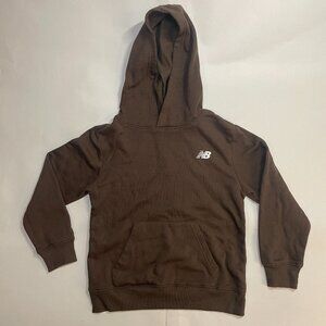 New Balance Boys Fleece Hoodie Brown Size S (8)